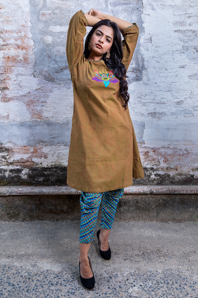 Dhoti on sale kurti designs