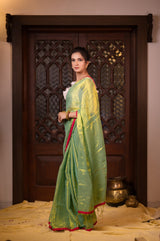 CITRUS DELIGHT - MUL TISSUE SAREE