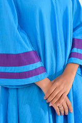 Vivid Vibes Blue Kurta Co-ord Set