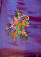 DANCING PARROT - MUL TISSUE SAREE