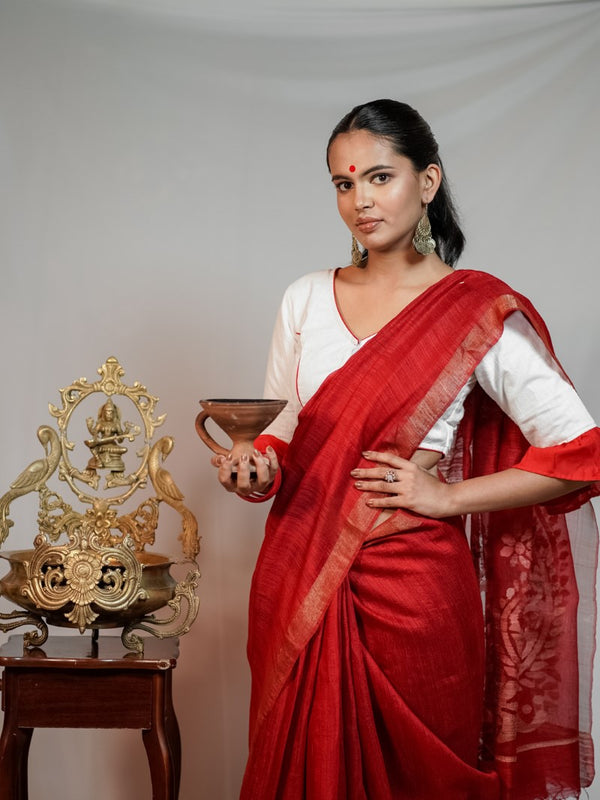 WHITE-RED-DURGA-EMBROIDERY-BLOUSE